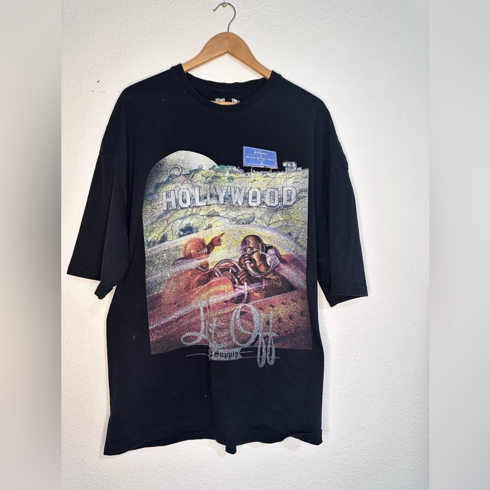Black Liftoff Supply x Beverly Hills tee